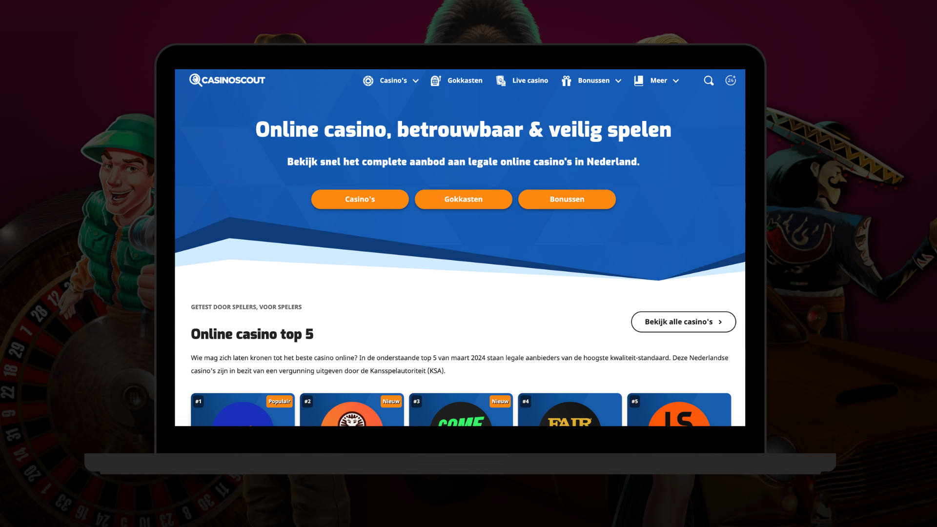 Realistic Games Partners with CasinoScout.nl