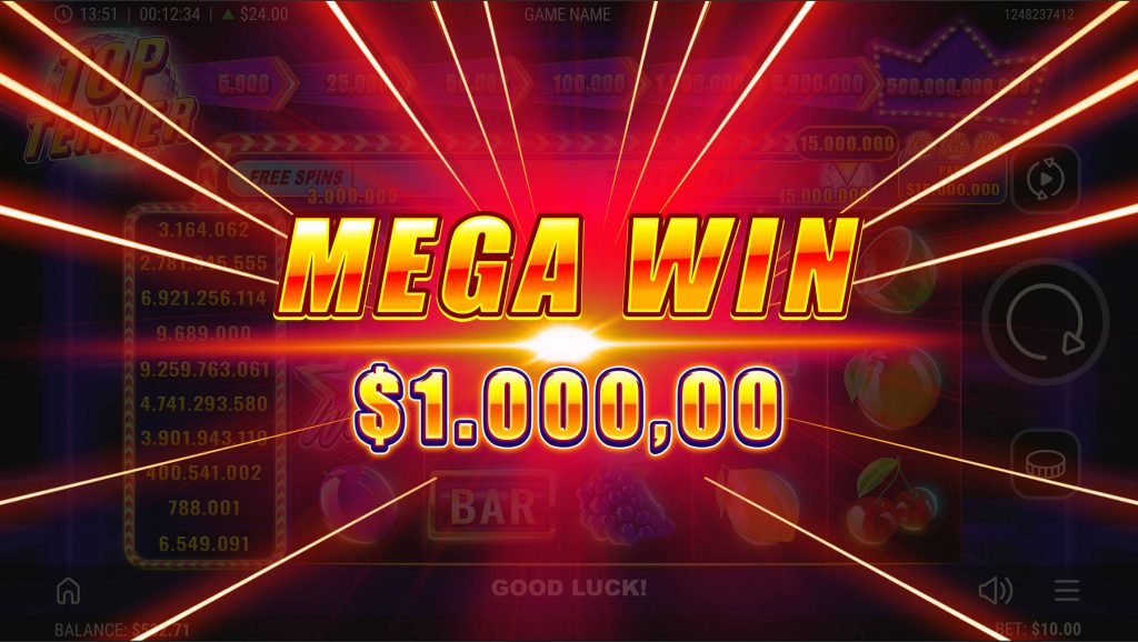 Top Tenner Online Slot