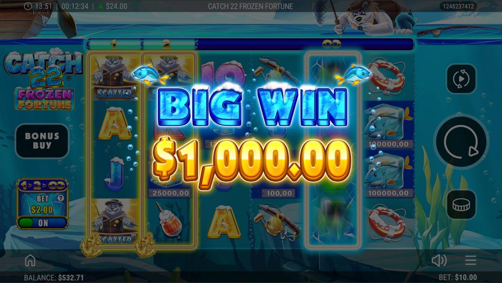 Catch22 - Frozen Fortune Online Slot