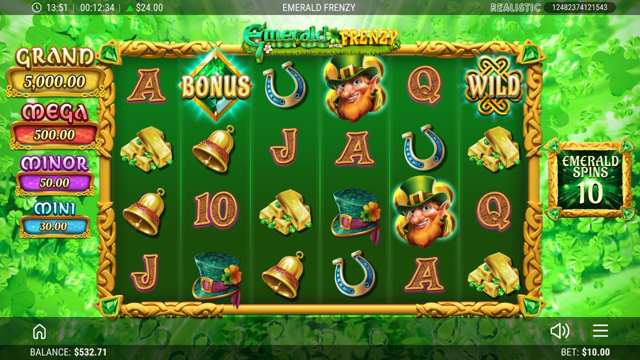 Emerald Frenzy Online Slot