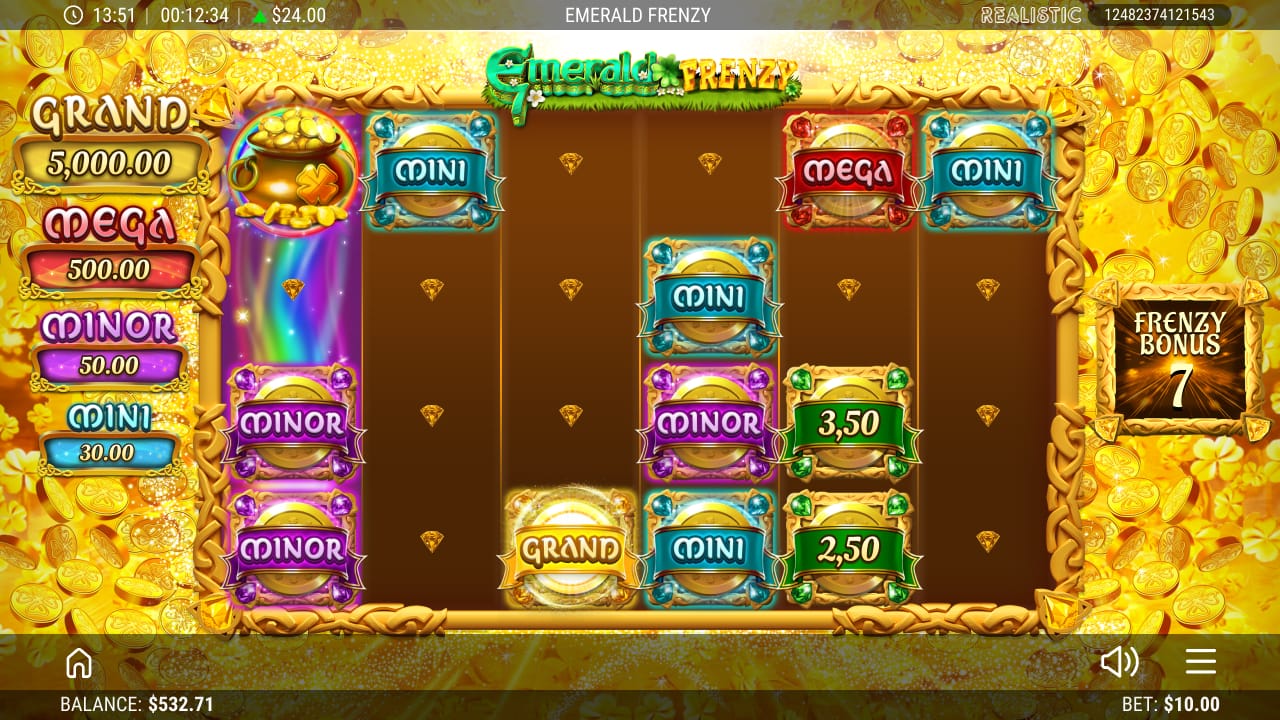 Emerald Frenzy Online Slot