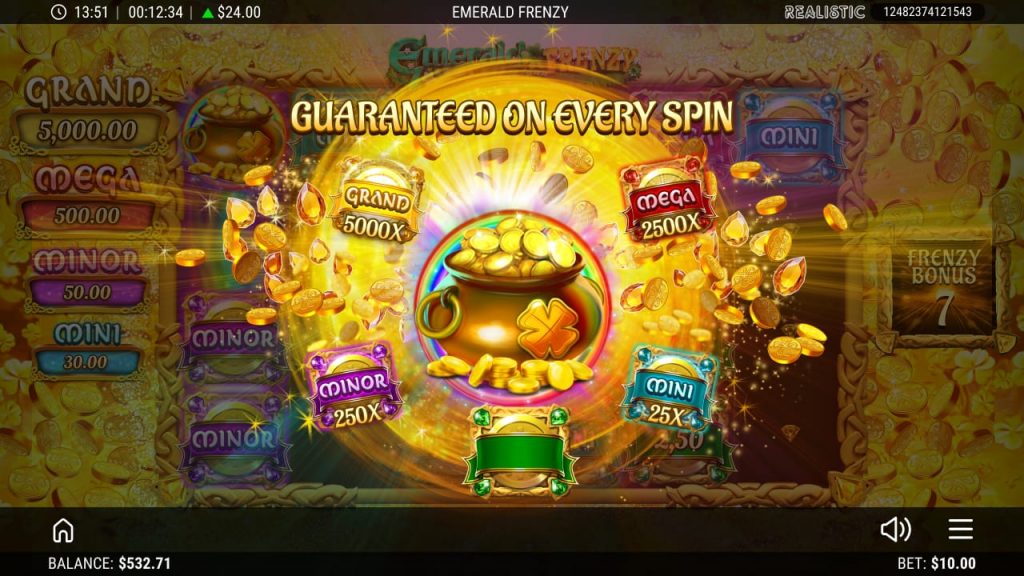 Emerald Frenzy Online Slot