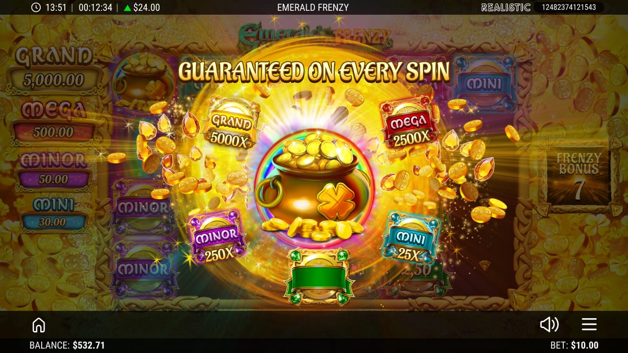 Emerald Frenzy Online Slot