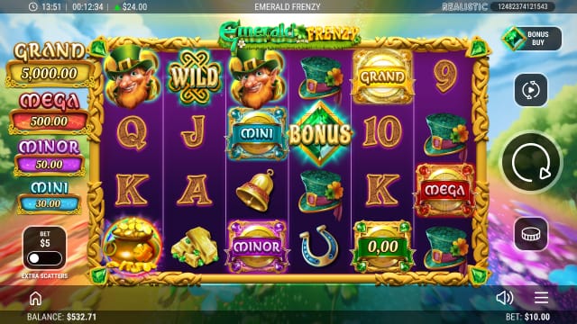 Emerald Frenzy Online Slot