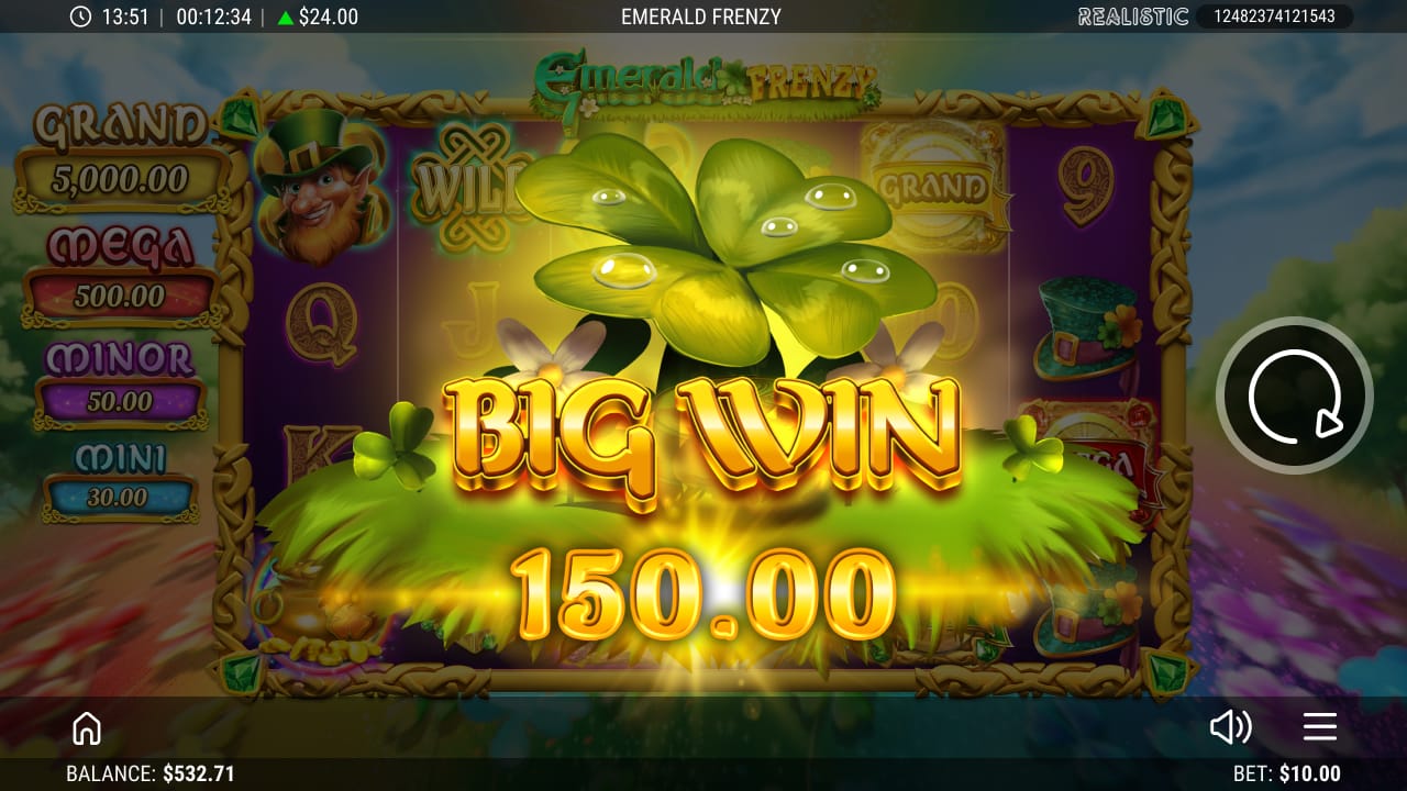 Emerald Frenzy Online Slot