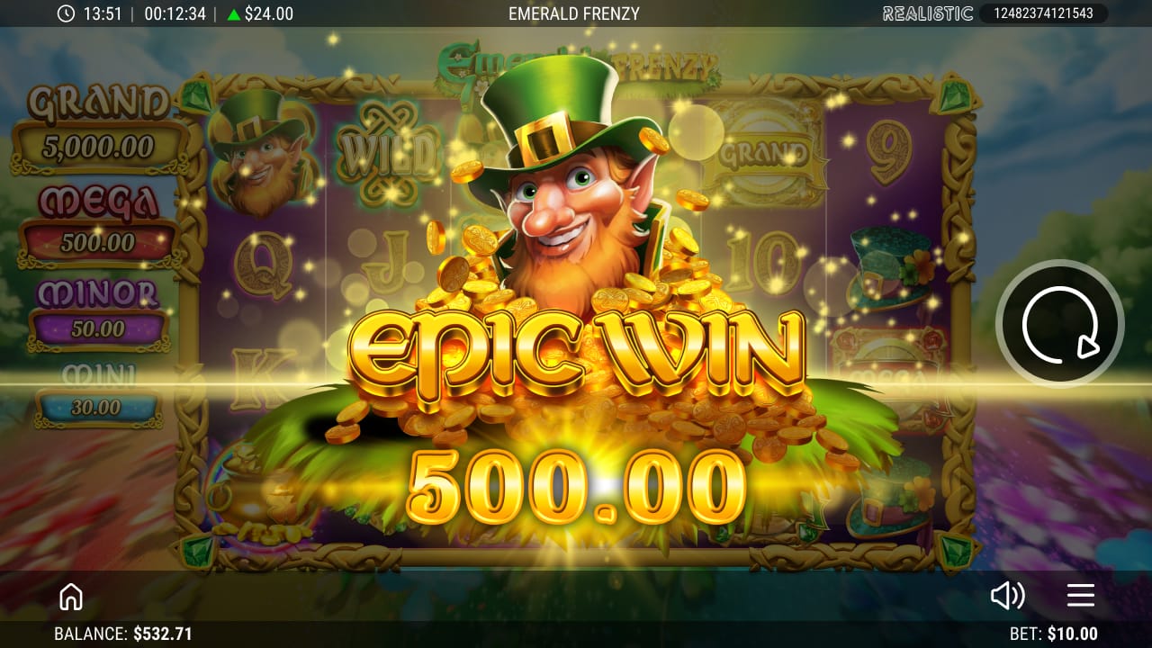 Emerald Frenzy Online Slot