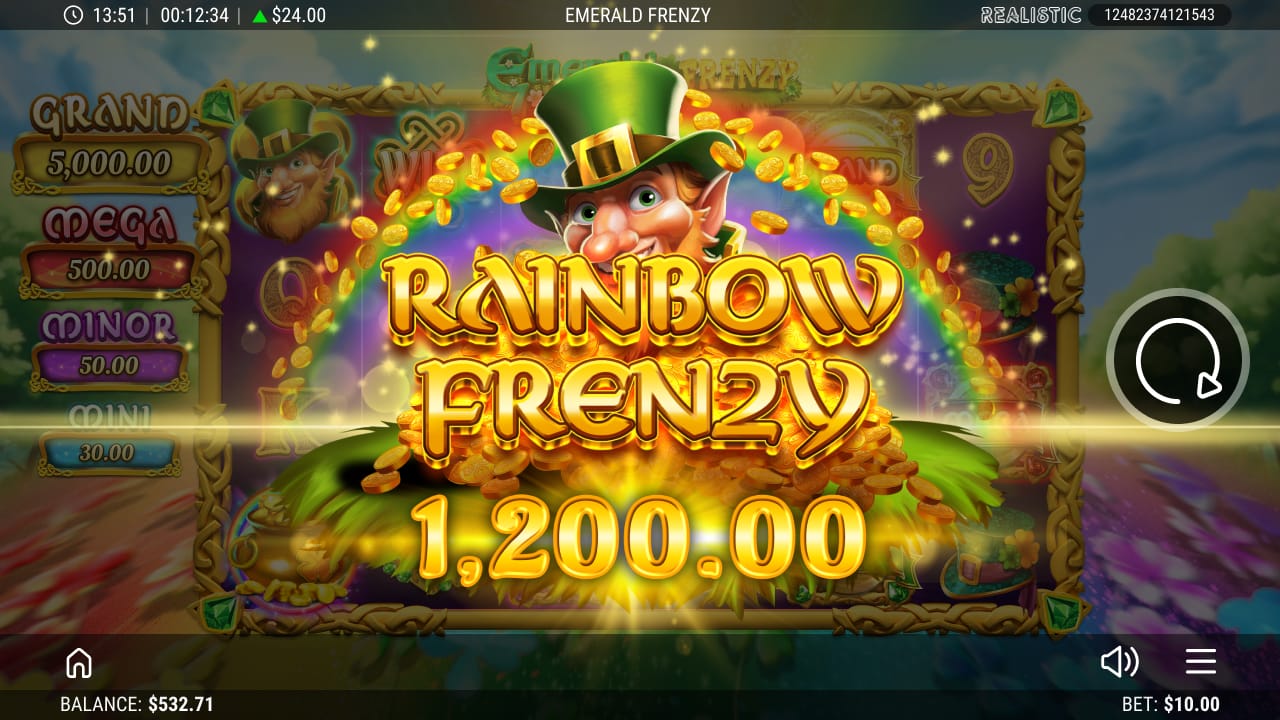 Emerald Frenzy Online Slot