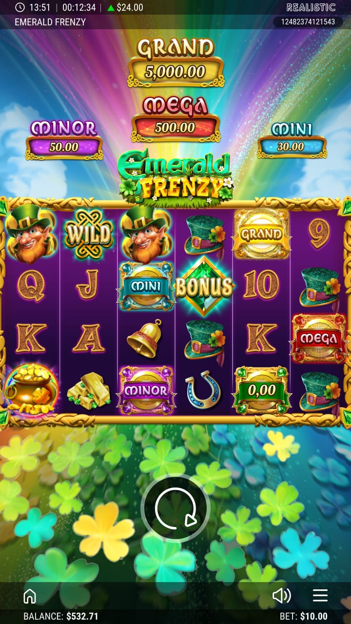 Emerald Frenzy Online Slot