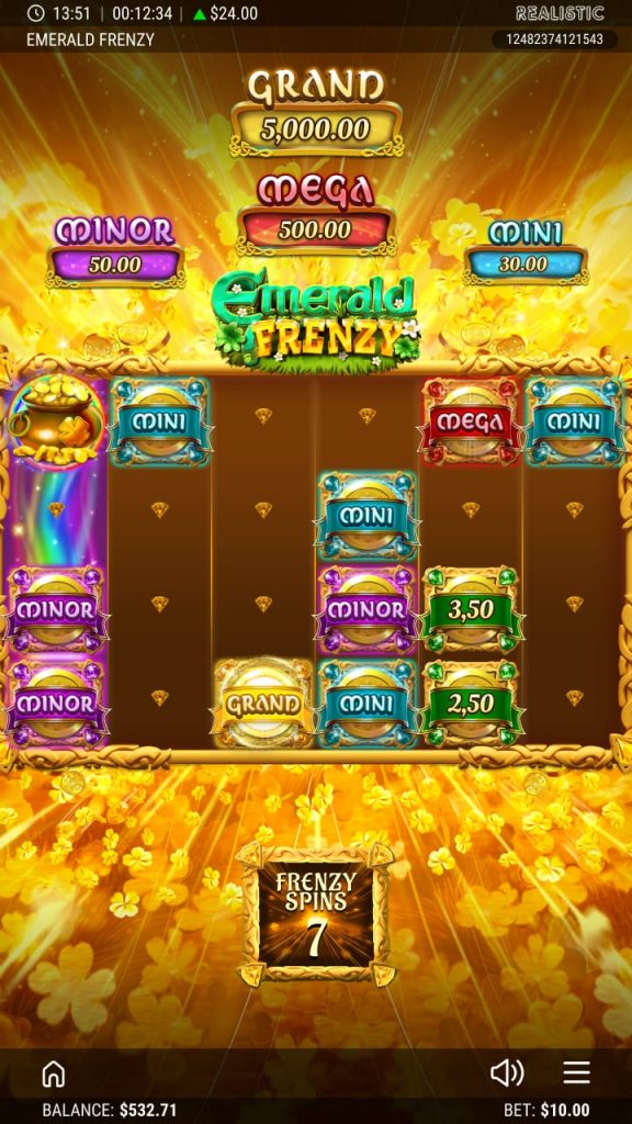 Emerald Frenzy Online Slot