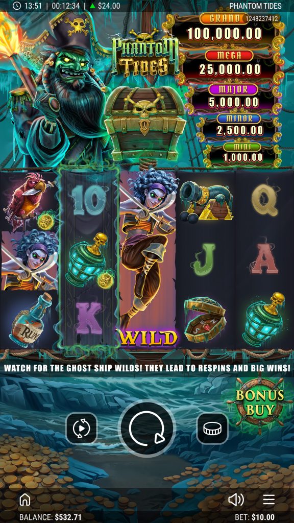 Phantom Tides Online Slot