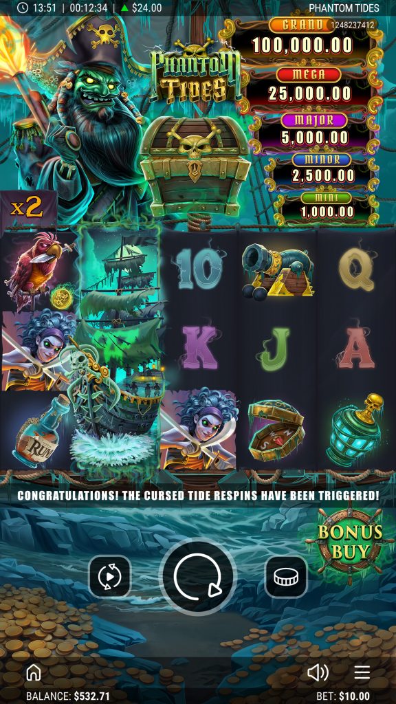Phantom Tides Online Slot