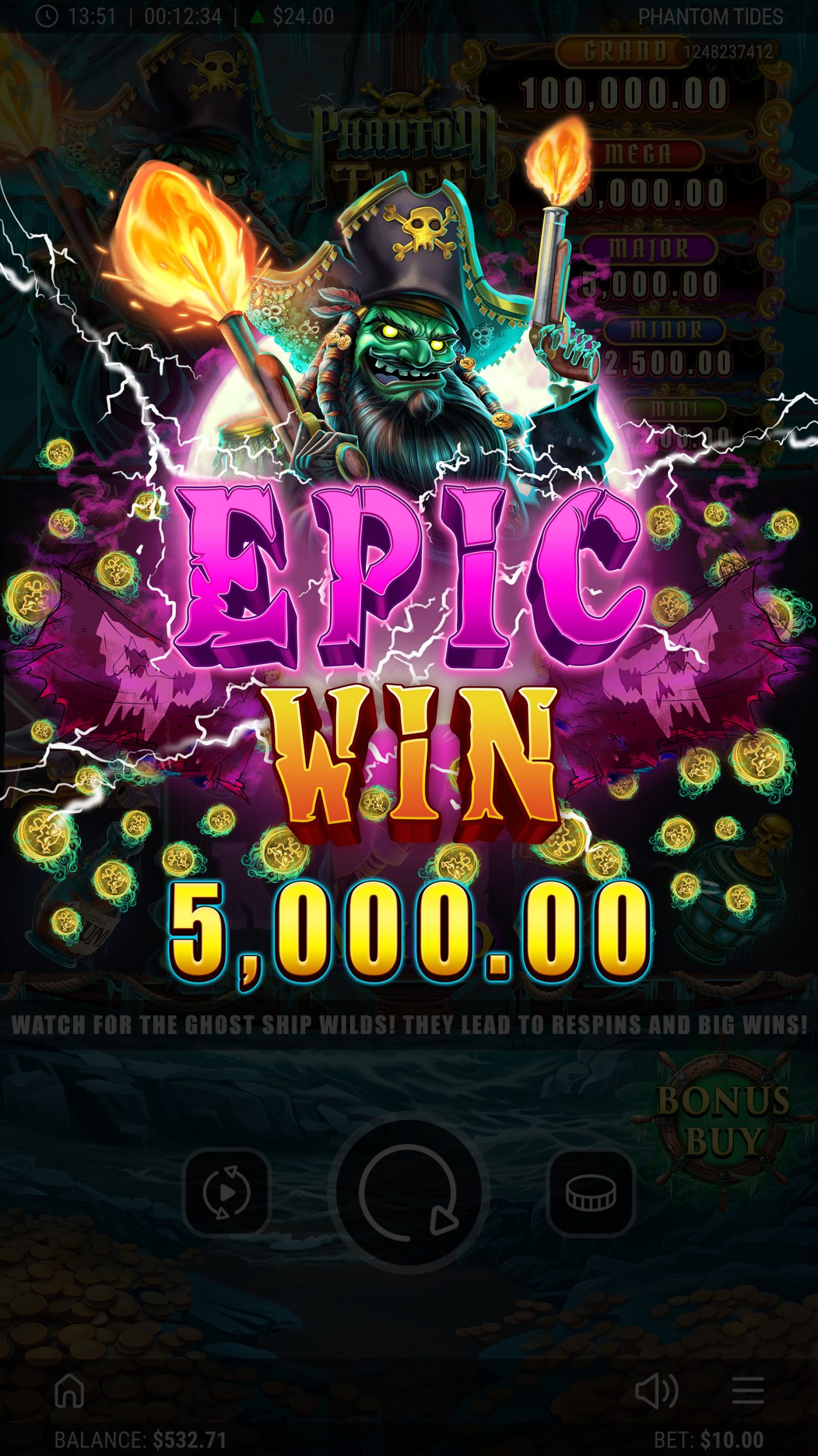 Phantom Tides Online Slot