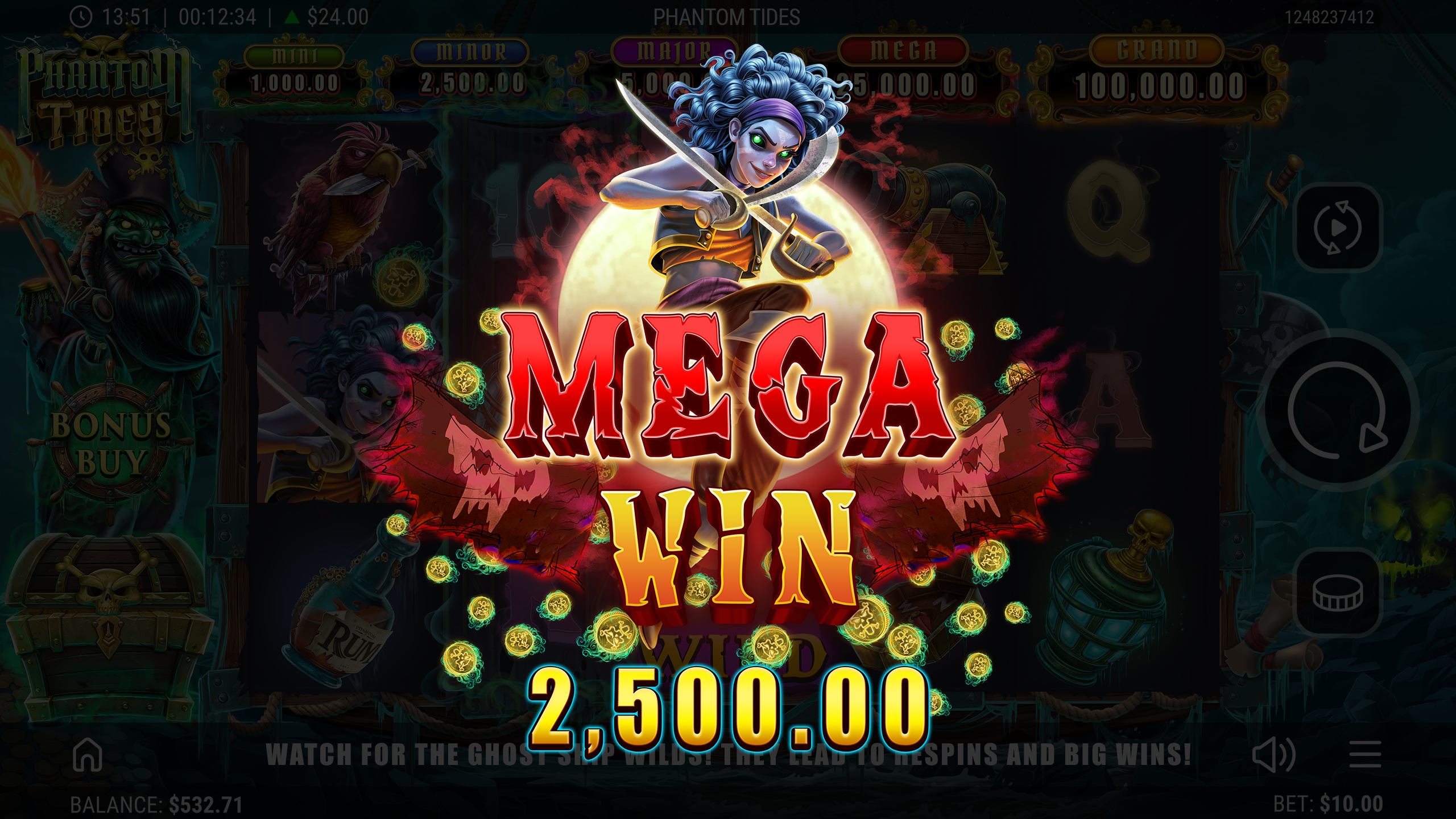 Phantom Tides Online Slot