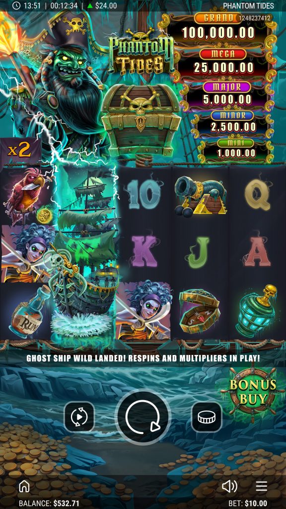 Phantom Tides Online Slot