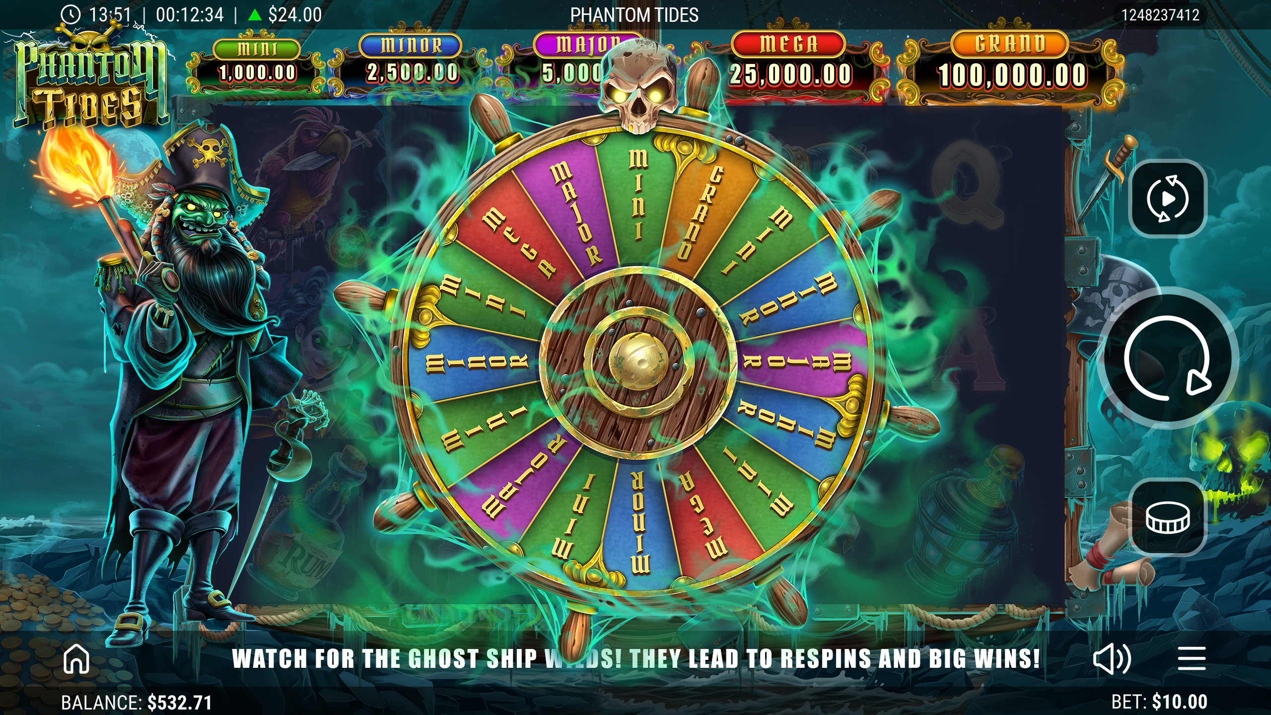 Phantom Tides Online Slot