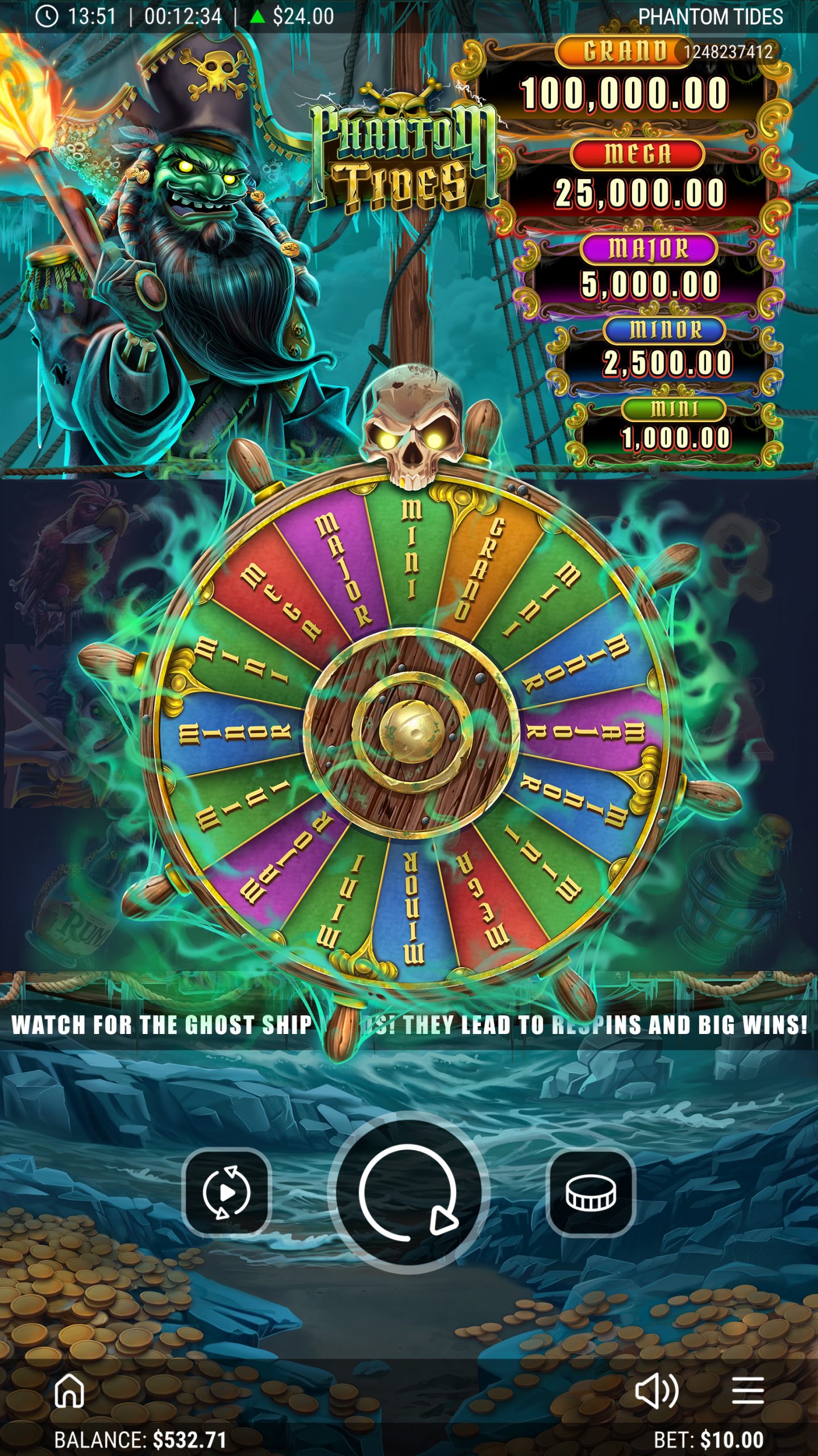 Phantom Tides Online Slot