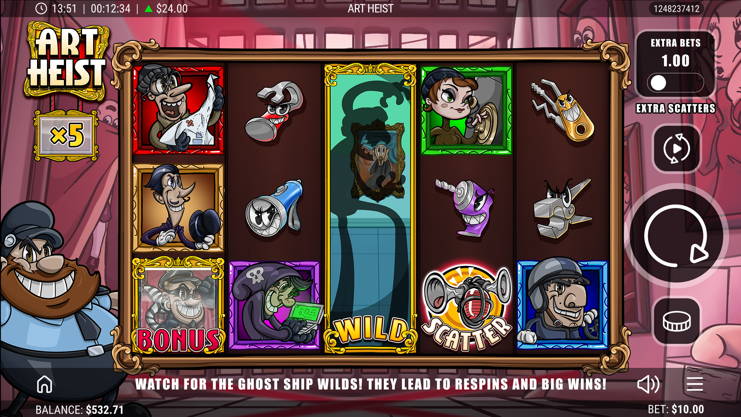 Art Heist Online Slot